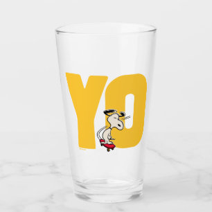 Peanuts   Snoopy YO Skateboard Glass