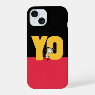 Peanuts   Snoopy YO Skateboard iPhone 15 Case
