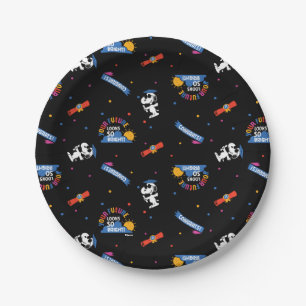 Peanuts Snoopy Your Future Looks Bright Graduation Paper Plate