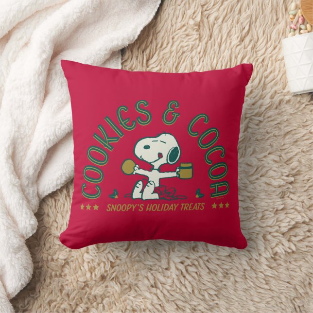 Peanuts | Snoopy's Cookies & Cocoa Cushion (Blanket)