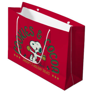 Peanuts   Snoopy's Cookies & Cocoa Large Gift Bag