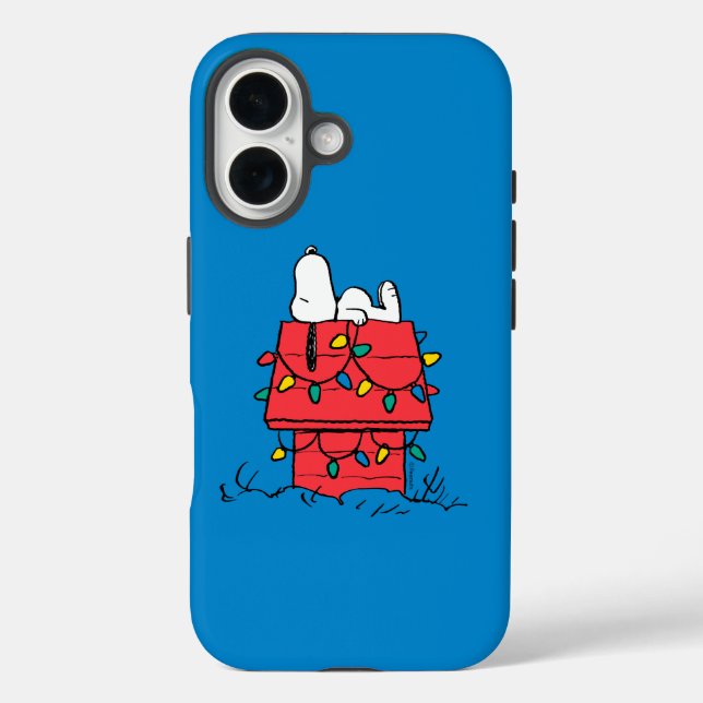 Peanuts | Snoopy's Dog House With Lights Case-Mate iPhone Case (Back)