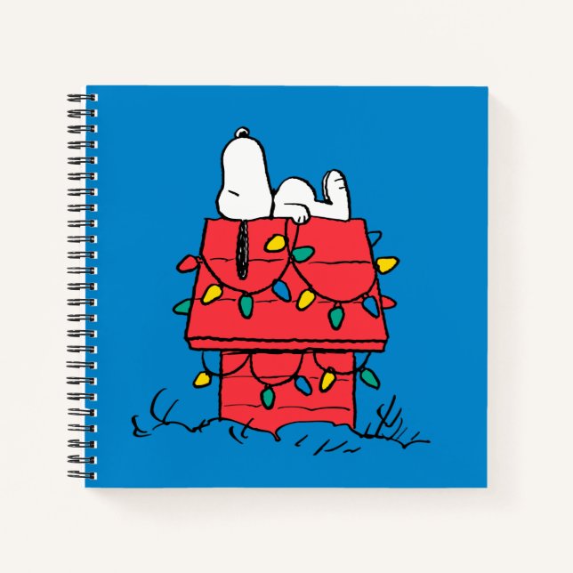 Peanuts | Snoopy's Dog House With Lights Notebook (Front)