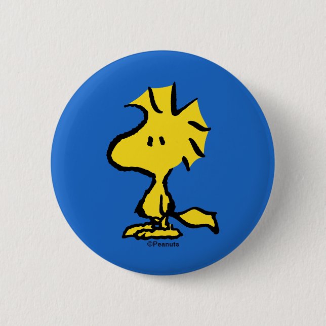 Peanuts | Snoopy's Friend Woodstock 6 Cm Round Badge (Front)