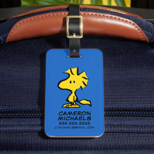 Peanuts   Snoopy's Friend Woodstock Luggage Tag
