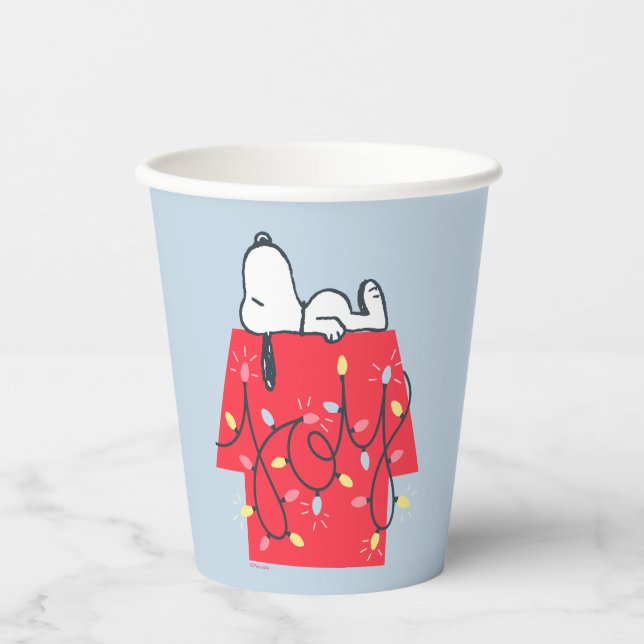 Peanuts | Snoopy's Holiday Dreamer Paper Cups (Front)