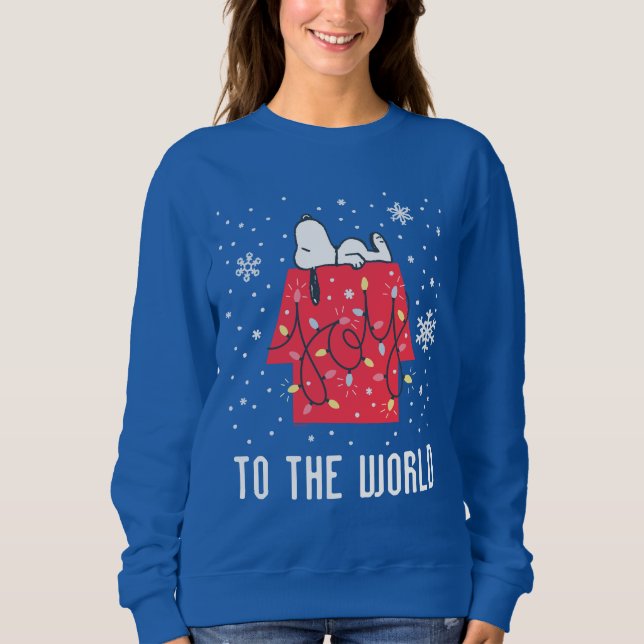 Peanuts | Snoopy's Holiday Dreamer Sweatshirt (Front)