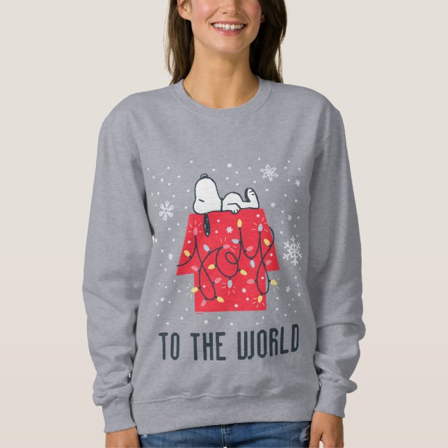 Peanuts | Snoopy's Holiday Dreamer Sweatshirt (Front)