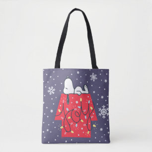 Peanuts Snoopy's Holiday Dreamer Tote Bag