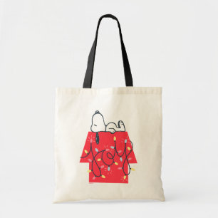 Peanuts   Snoopy's Holiday Dreamer Tote Bag