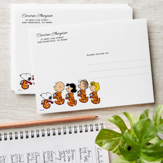 Peanuts | Space Birthday Envelope (Stacked)