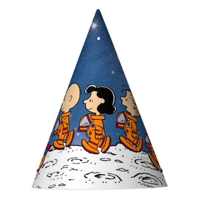 Peanuts | Space Birthday Party Hat (Front)