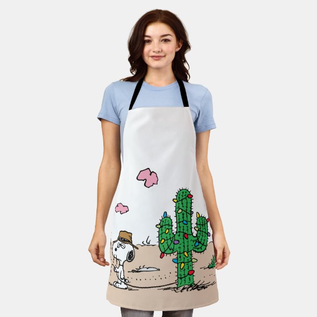 Peanuts | Spike Decorates for the Holiday Apron (Worn)