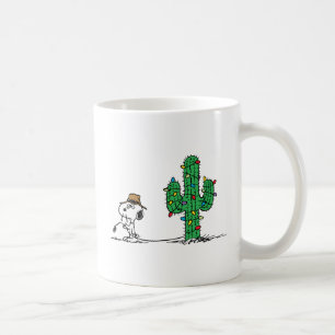 Peanuts   Spike Decorates for the Holiday Coffee Mug