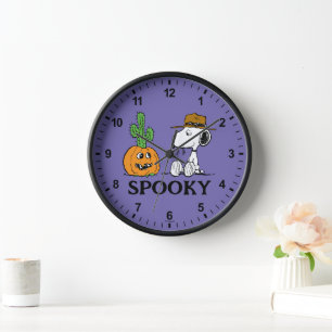 Peanuts   Spike's Desert Halloween Clock