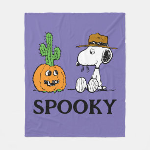 Peanuts   Spike's Desert Halloween Fleece Blanket