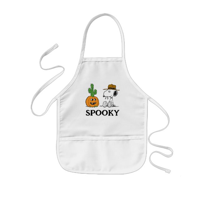 Peanuts | Spike's Desert Halloween Kids Apron (Front)