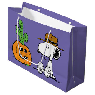 Peanuts   Spike's Desert Halloween Large Gift Bag
