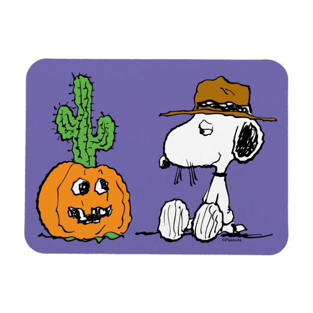 Peanuts | Spike's Desert Halloween Magnet (Horizontal)
