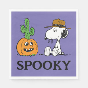 Peanuts   Spike's Desert Halloween Napkin
