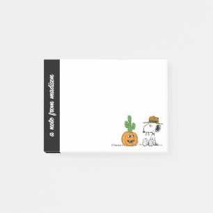 Peanuts   Spike's Desert Halloween Post-it Notes