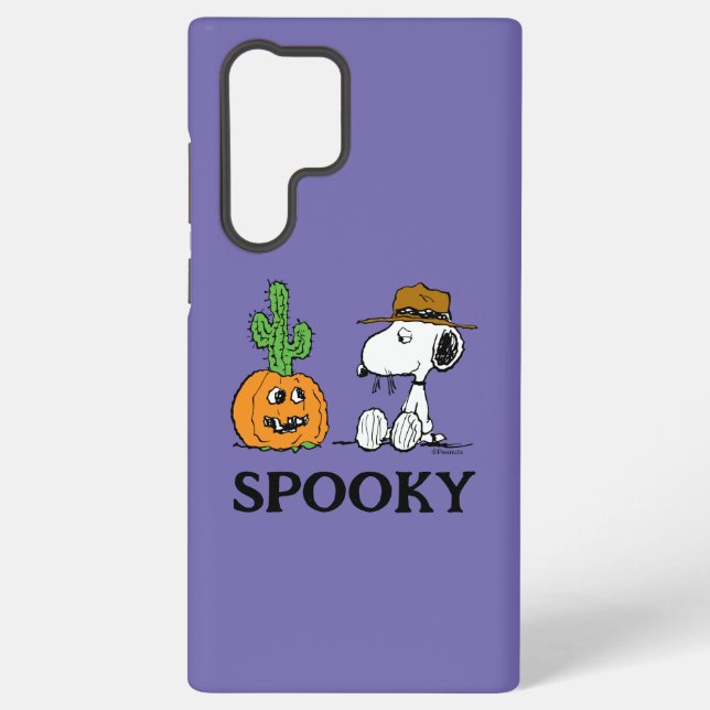 Peanuts | Spike's Desert Halloween Samsung Galaxy S22 Ultra Case (Back)