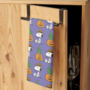 Peanuts   Spike's Desert Halloween Tea Towel