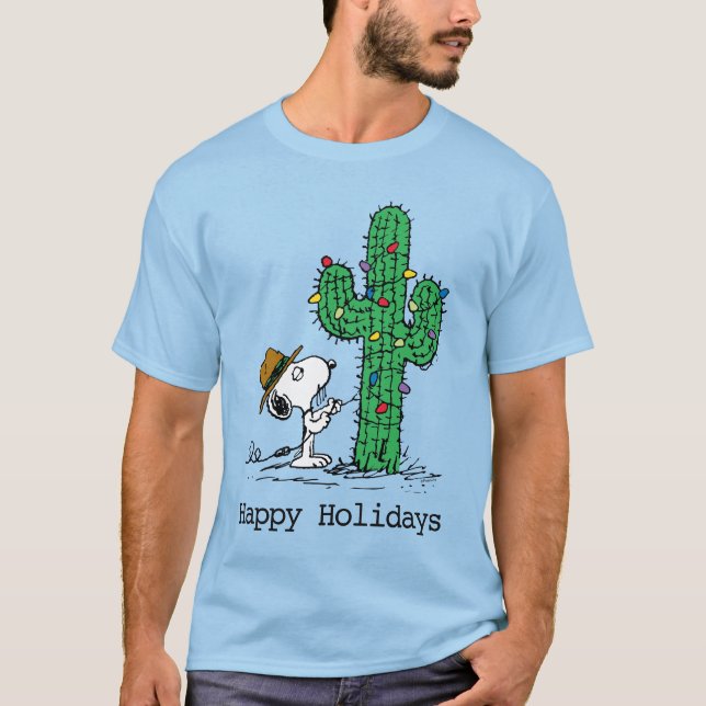 Peanuts | Spike's Holiday Cactus T-Shirt (Front)