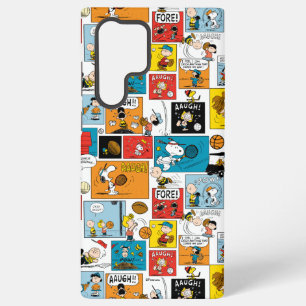 Peanuts Sports Pattern Samsung Galaxy Case
