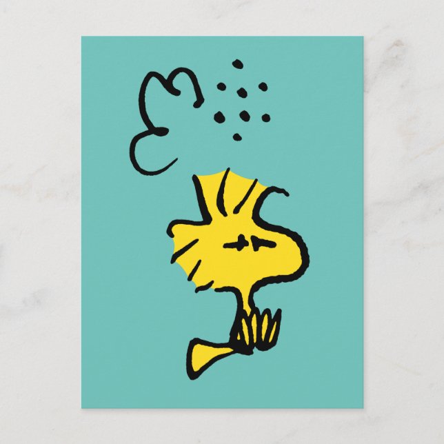 Peanuts | Stunned Woodstock Postcard (Front)
