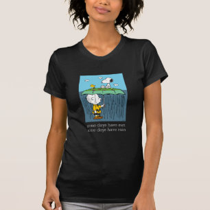 Peanuts   Sunny Day Rainy Day Half & Half T-Shirt