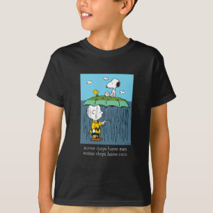 Peanuts Sunny Day Rainy Day Half & Half T-Shirt