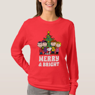 Peanuts   The Gang Around the Christmas Tree T-Shirt