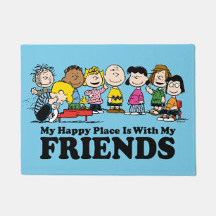 Peanuts   The Gang Around the Piano Doormat