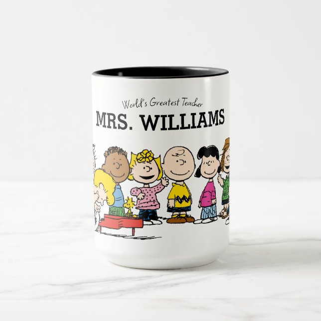 Peanuts | The Gang at the Piano Mug (Center)