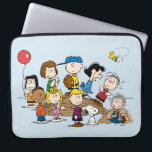 Peanuts | The Gang at the Pitcher's Mound Laptop Sleeve<br><div class="desc">This design features the whole Peanuts gang at the baseball pitcher's mound.</div>