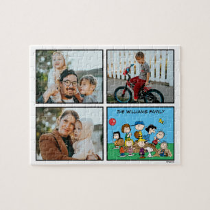 Peanuts   The Gang at the Pitcher's Mound Photo Jigsaw Puzzle