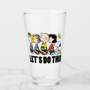 Peanuts   The Gang Glass