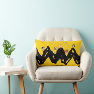Peanuts   The Gang on the Zig Zag Lumbar Cushion