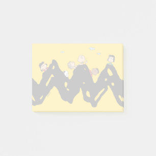 Peanuts   The Gang on the Zig Zag Post-it Notes