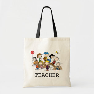 Peanuts The Gang Teacher Tote Bag