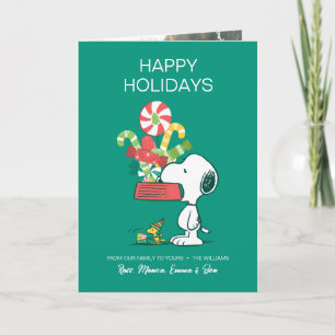 Peanuts The More The Merrier Holiday Card
