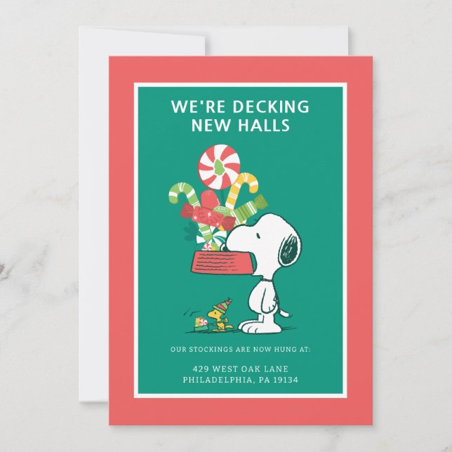 Peanuts | The More The Merrier Holiday Card (Front)