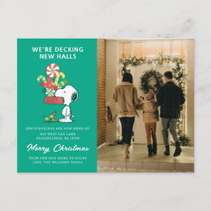 Peanuts   The More The Merrier Holiday Postcard