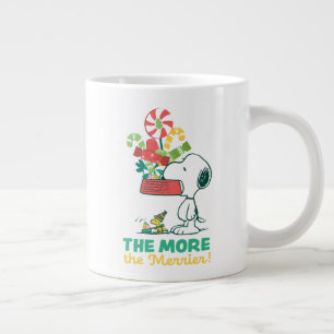 Peanuts   The More The Merrier Large Coffee Mug