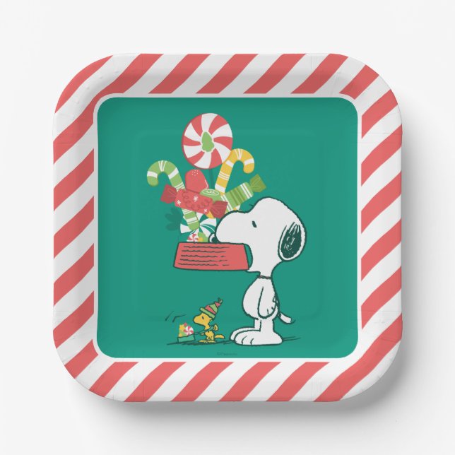 Peanuts | The More The Merrier Paper Plate (Front)