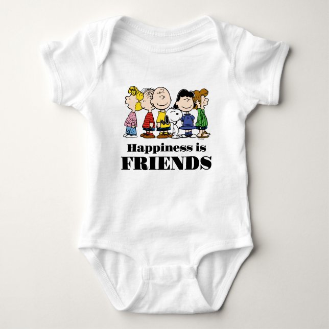 Peanuts | The Peanuts Gang Together Baby Bodysuit (Front)