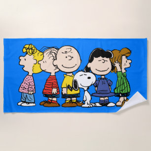 Peanuts   The Peanuts Gang Together Beach Towel