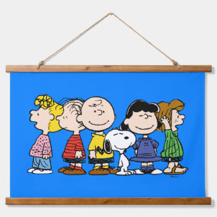 Peanuts   The Peanuts Gang Together Hanging Tapestry