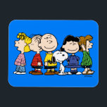 Peanuts | The Peanuts Gang Together Magnet<br><div class="desc">This design features Charles M. Schulz's popular comic strip gang from the loveable Peanuts series.</div>